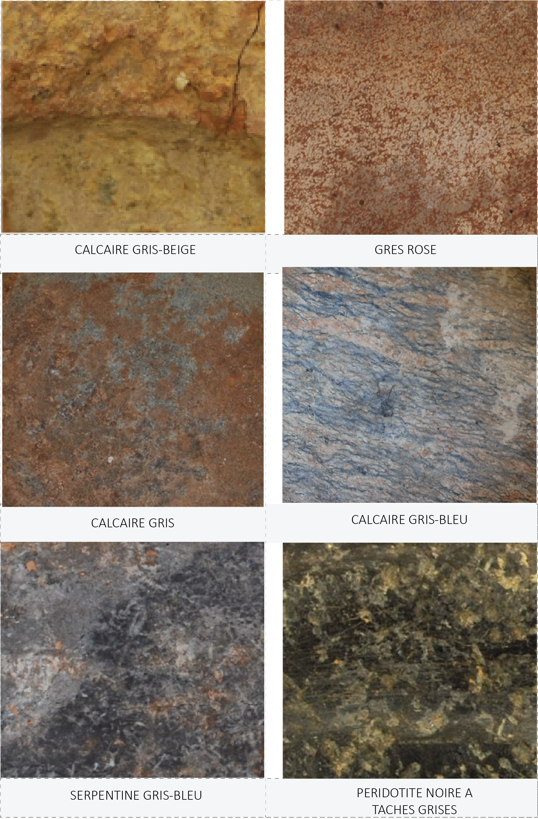 classification des couleurs de surface des lampes en pierre